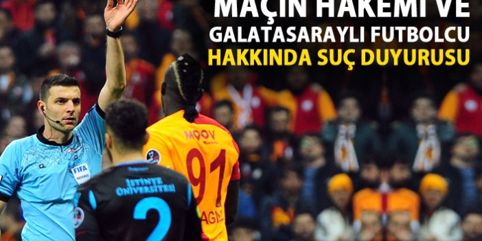 Trabzonsporlu avukattan Galatasaray maçı hakemine suç duyurusu