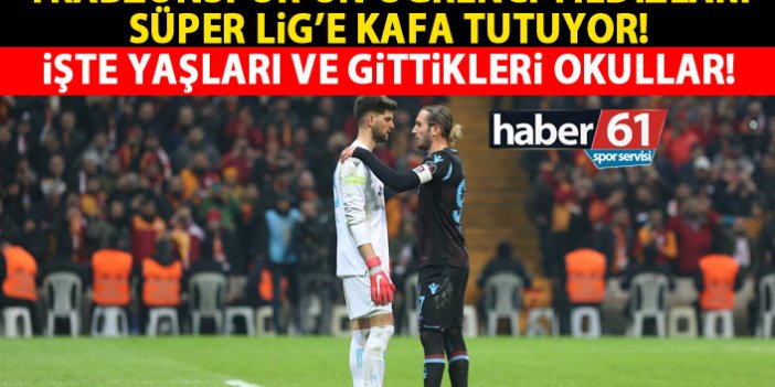Trabzonspor'un öğrenci futbolcuları Süper Lig'e kafa tutuyor