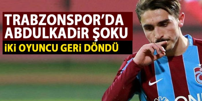 Trabzonspor'da Abdulkadir Ömür şoku