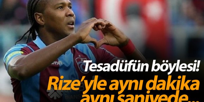 Trabzonspor ve Rizespor aynı saniyede gol attı!