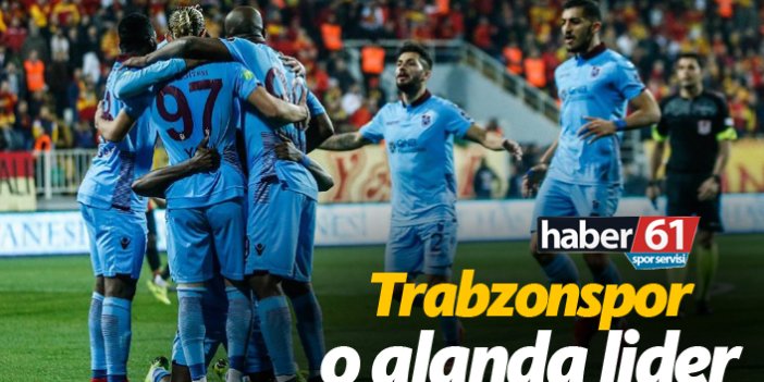 Trabzonspor o alanda lider