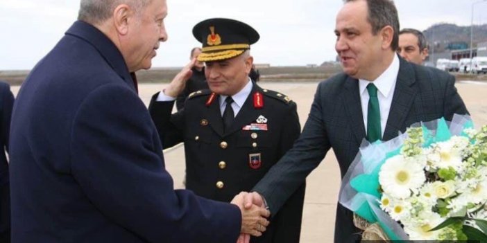 Giresun'da Cumhurbaşkanı'nı CHPli başkan karşıladı