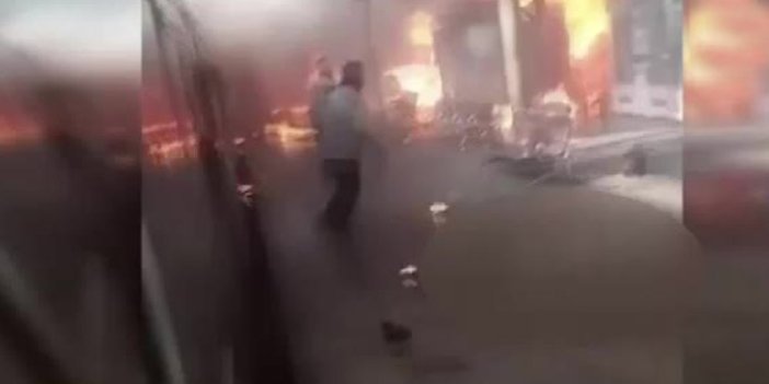 Tren istasyonunda yangın faciası: 20 ölü