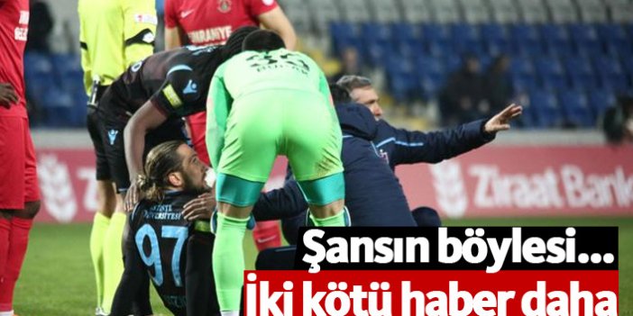 Trabzonspor sakatlıklardan kurtulamıyor