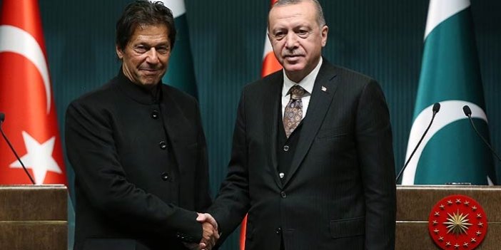 Cumhurbaşkanı Erdoğan, Pakistan lideriyle görüştü!