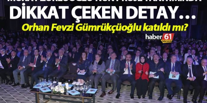 Murat Zorluoğlu’nun proje tanıtımında dikkat çeken detay…