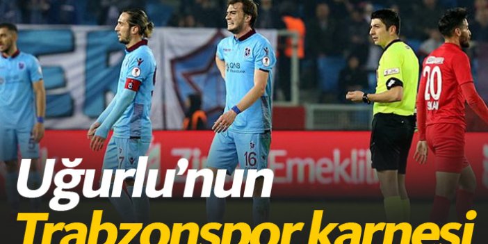 Hakem Uğurlu'nun Trabzonspor karnesi
