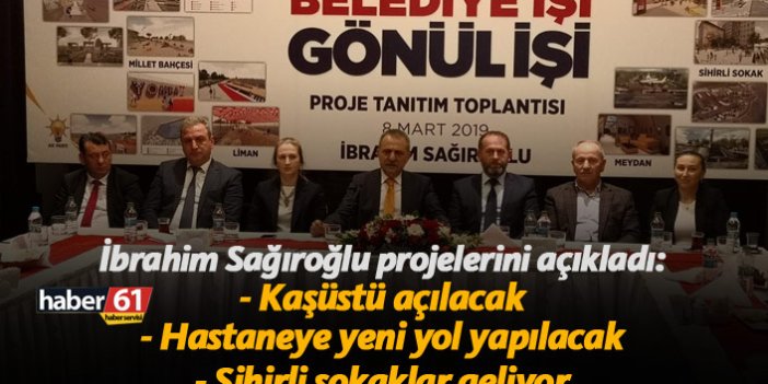 Yomra Belediye Başkan Adayı İbrahim Sağıroğlu projelerini açıkladı!