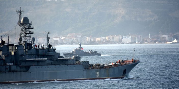 Çanakkale'de Rus savaş gemisi, Türk savaş gemisiyle karşılaştı