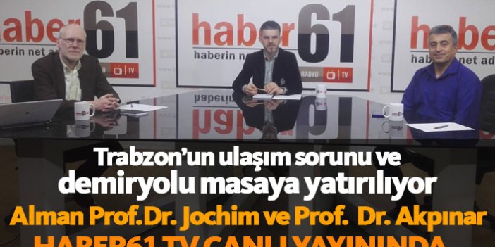 Trabzon'un ulaşım sorunu Haber61 TV'de masaya yatırılıyor!