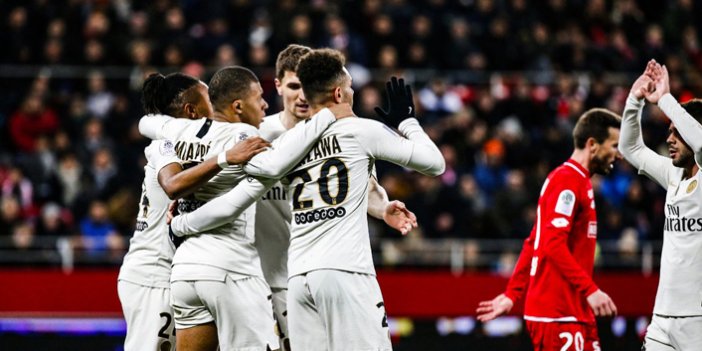 PSG, Dijon engelini 4 golle aştı