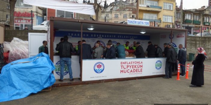 Trabzon'da üçüncü tanzim satış yeri hizmete girdi