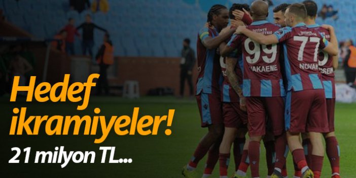 Trabzonspor'un hedefi ikramiyeler