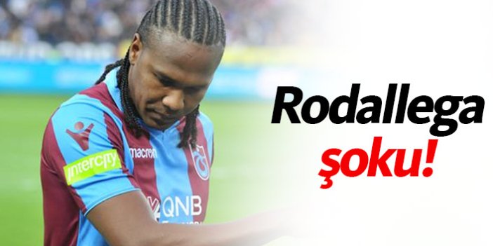 Trabzonspor'a Rodallega şoku