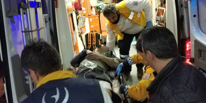 Samsun'da silahlı saldırıda sol bacağından yaralandı. 16-03-2019