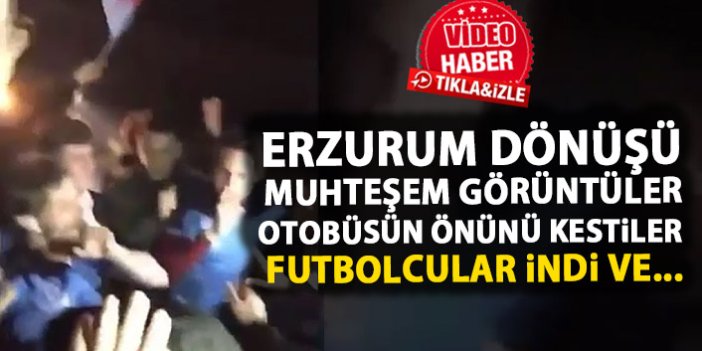 Trabzonspor otobüsü Maçka'da durduruldu! Futbolcular üçlü çektirdi