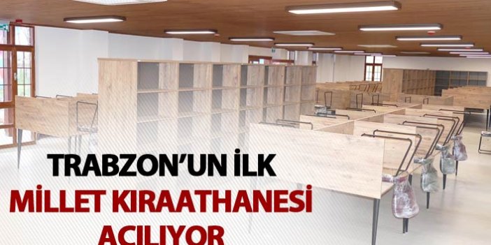 Trabzon’un ilk Millet kıraathanesi açılıyor