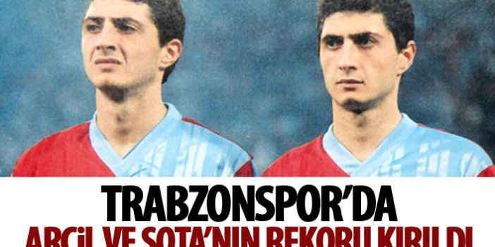 Trabzonspor'da Arçil ve şota'nın rekoru kırıldı
