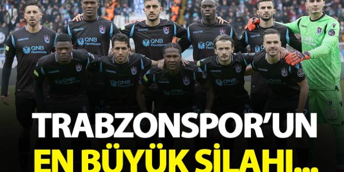 Trabzonspor'un en büyük silahı