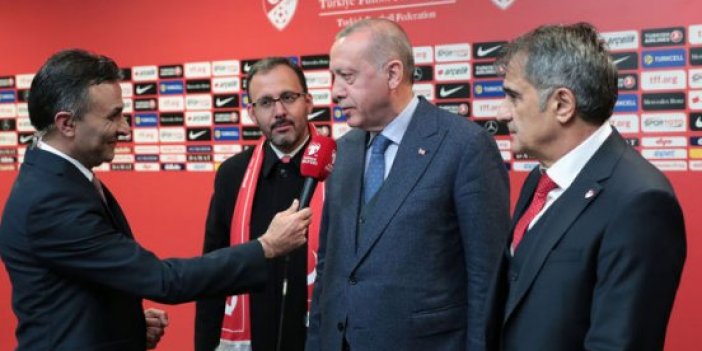 Cumhurbaşkanı Erdoğan, Şenol Güneş ile birlikte röportaj verdi