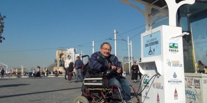 Taksim’de engelliler yine mağdur