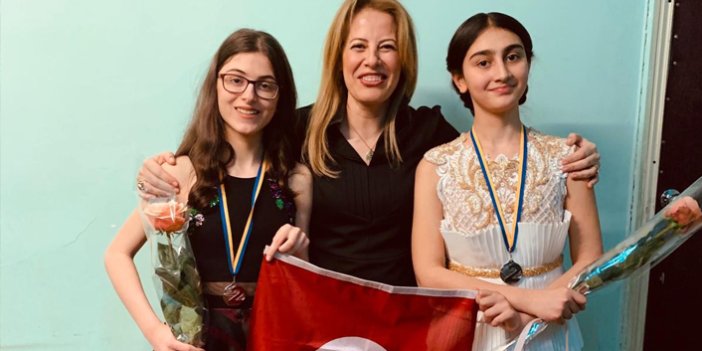 Ukrayna’daki arp yarışmasında Türk öğrenciler ikinci oldu