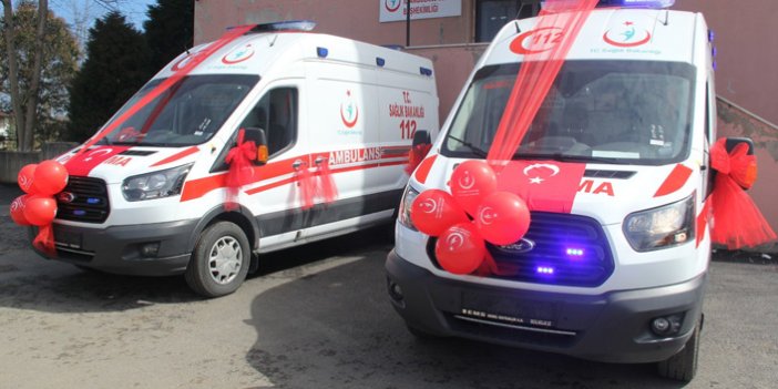 Ordu’ya 2 yeni ambulans daha