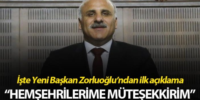 Murat Zorluoğlu'ndan ilk açıklama - "Hemşehrilerime müteşekkirim"