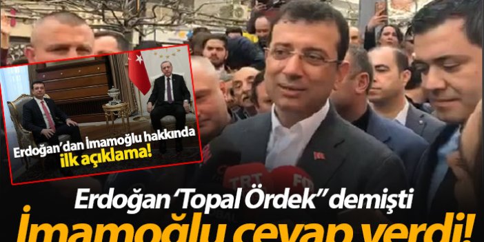 İmamoğlu'ndan Erdoğan'ın 'Topal Ördek' söylemine yanıt