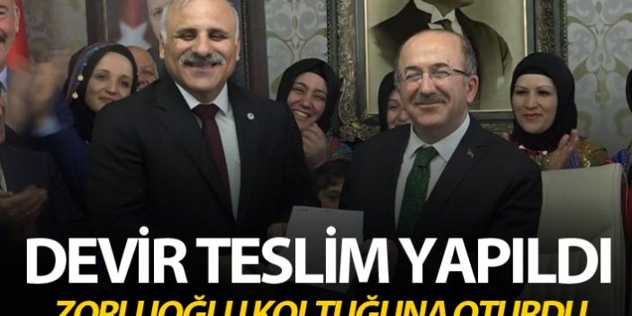 Trabzon'da devir teslim gerçekleşti! Zorluoğlu koltuğuna oturdu