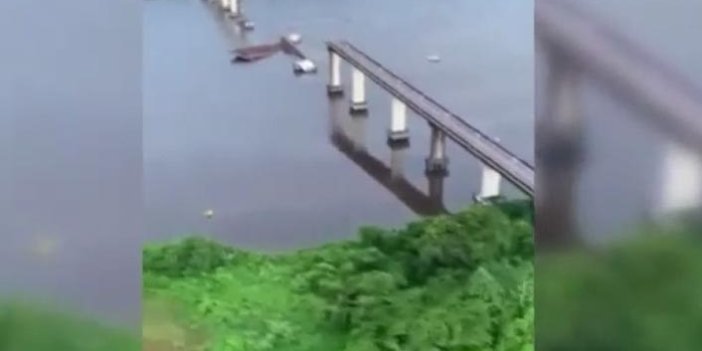 Nehrin üzerindeki köprü çöktü