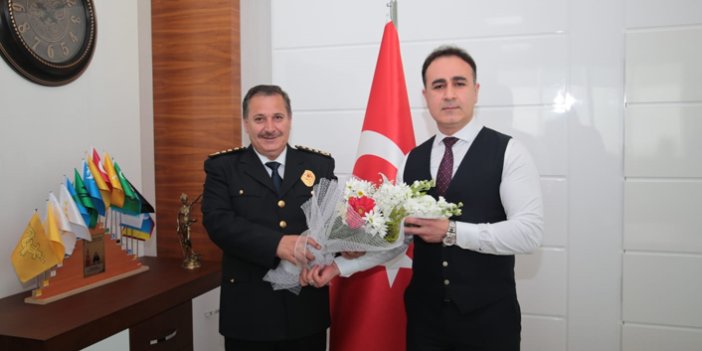 Trabzon emniyet Müdürlüğü'nden Başsavcı Tuncel'e ziyaret