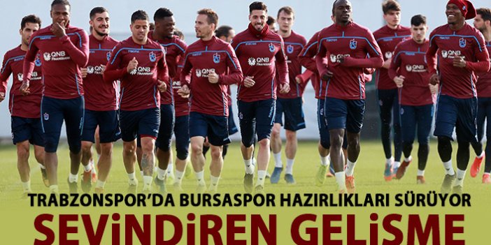 Trabzonspor'da Bursaspor maçı hazırlıkları sürüyor