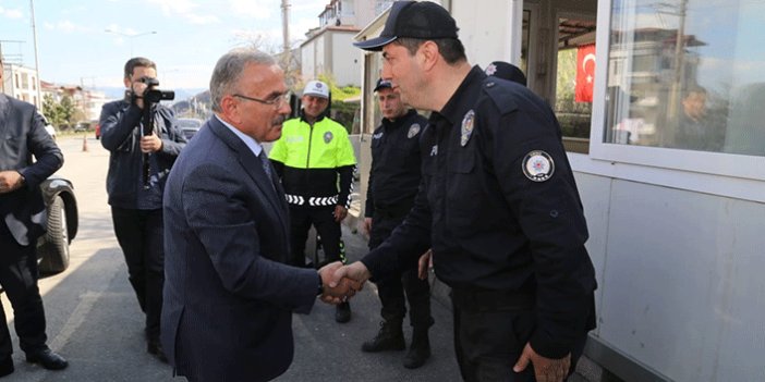 Başkan Güler, polis noktalarını ziyaret etti