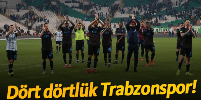 Dört dörtlük Trabzonspor!