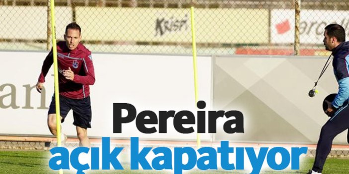 Trabzonspor'da Pereira açık kapatıyor