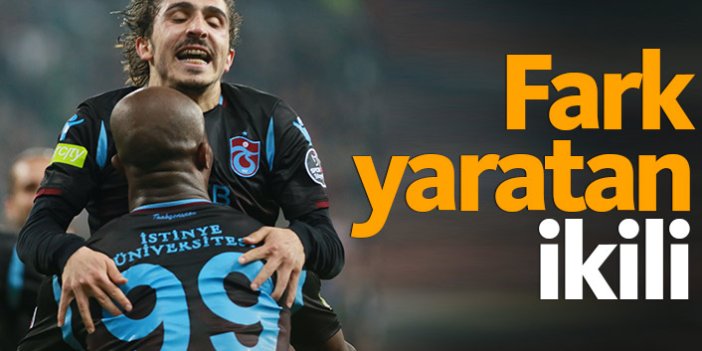 Trabzonspor'da fark yaratan ikili