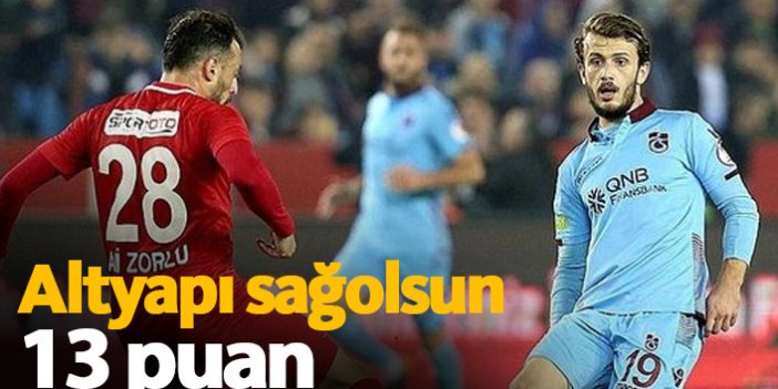 Trabzonspor'da gençlerden 13 puan