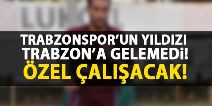 Trabzonspor’un yıldızı antrenmana gelmedi
