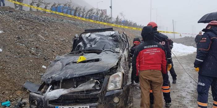 Ovit dağı çıkışında meydana gelen trafik kazasında 1 kişi hayatını kaybetti.