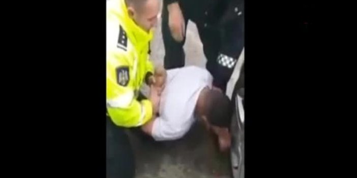 Alkollü sürücü polisin kolunu ısırdı!