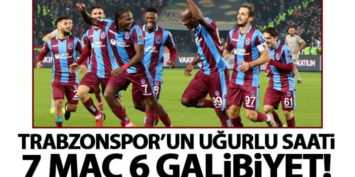 Trabzonspor'un uğurlu saati!