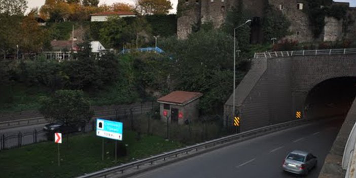 Trabzon Tüneli'nde çalışma