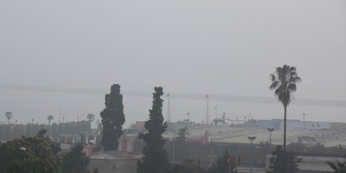 Samsun'da sisli bir gün