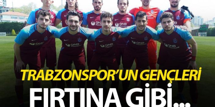 Trabzonspor'un gençleri Fenerbahçe'nin gençlerini devirdi