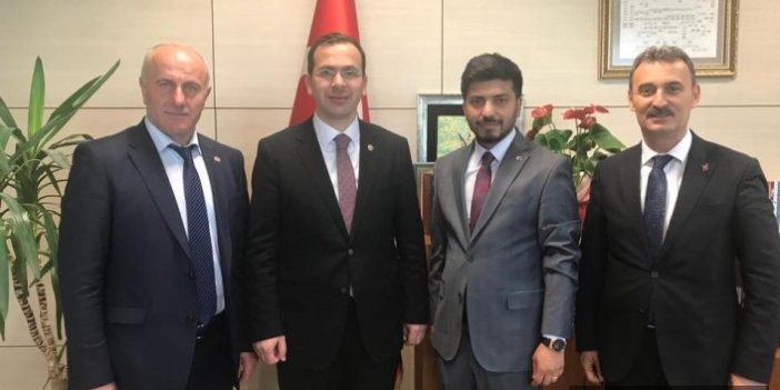 Düzköy ve Şalpazarı başkanlarından Ankara çıkarması