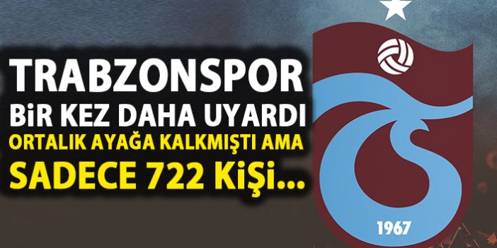 Trabzonspor'dan kritik uyarı! Son 20 gün!