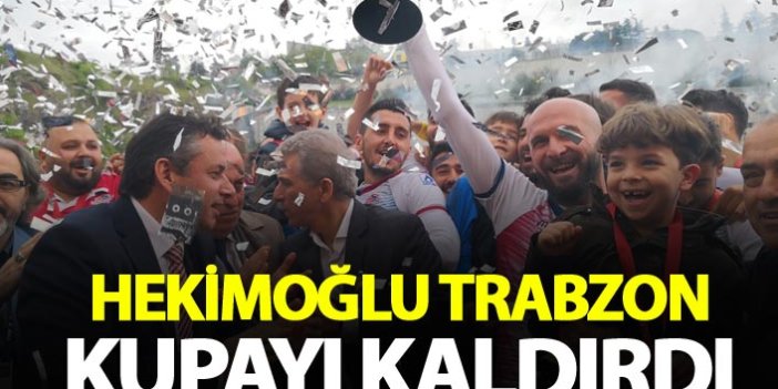 Hekimoğlu Trabzon şampiyonluk kupasını aldı