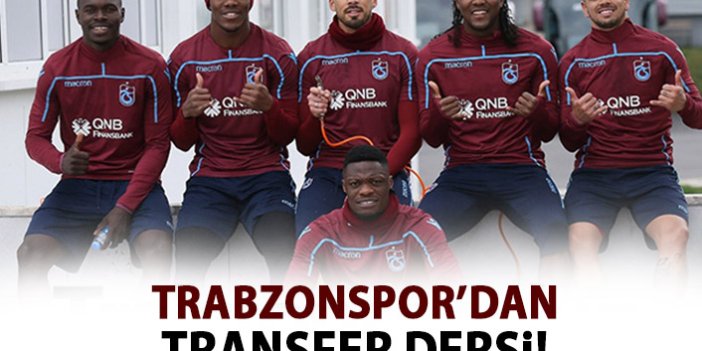 Trabzonspor'dan transfer dersi!