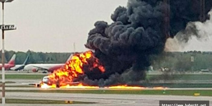 Rusya'daki uçak yangınında ölü sayısı artıyor